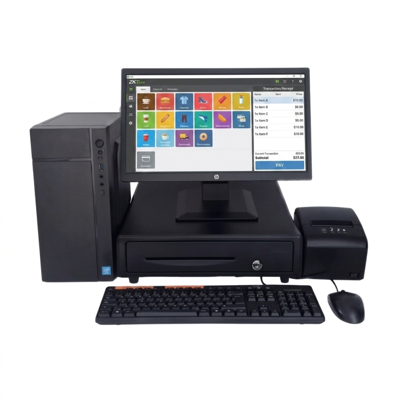 Punto de Venta CORE I3 12100 | Monitor LED | Impresora | Gaveta de dinero – COMBO 4